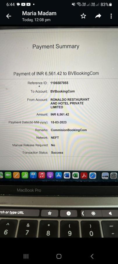 Hotel Ronaldos Old Goa Panaji Zewnętrze zdjęcie